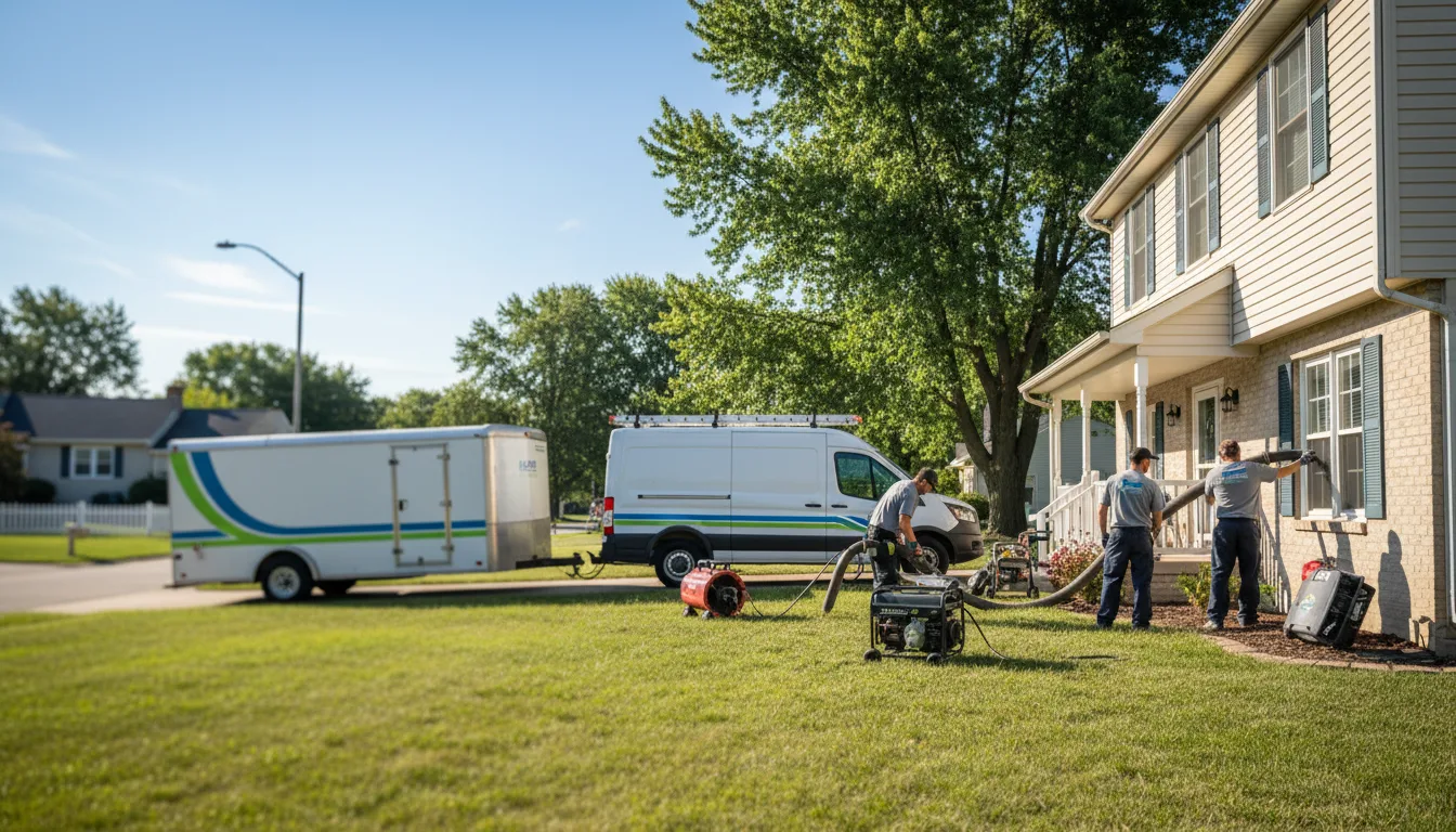 Flooded Basement Restoration And Cleanup With Repair in Wilson, MI near me